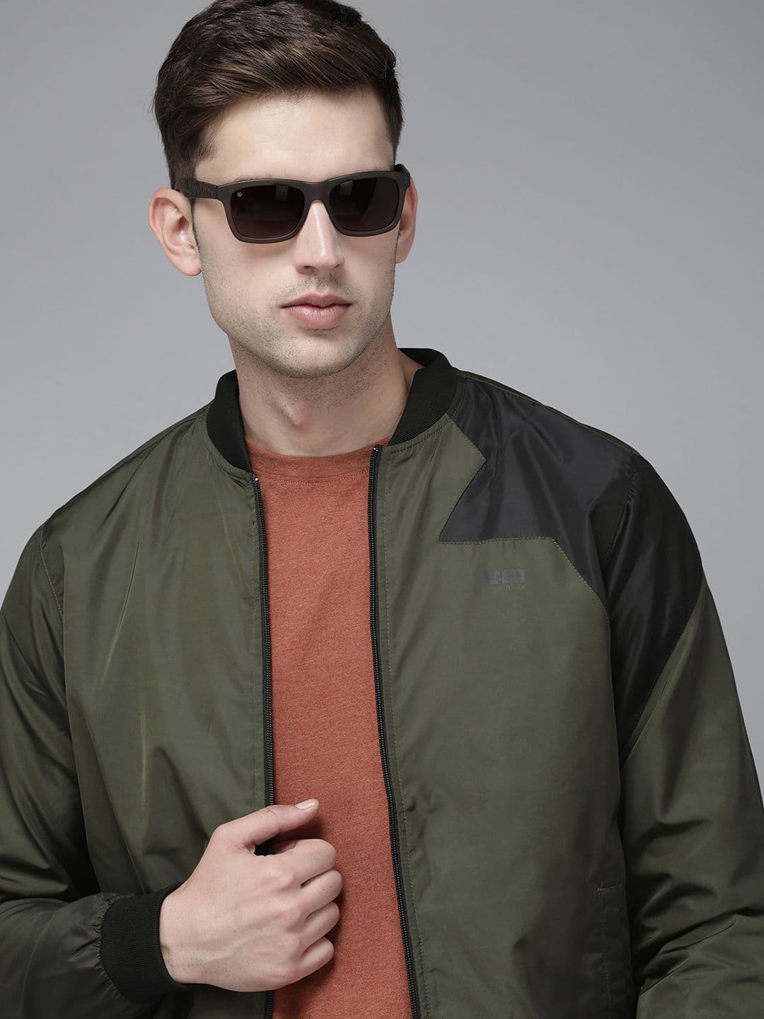 BEAT LONDON by PEPE JEANS Mock Collar Bomber Jacket - view 1