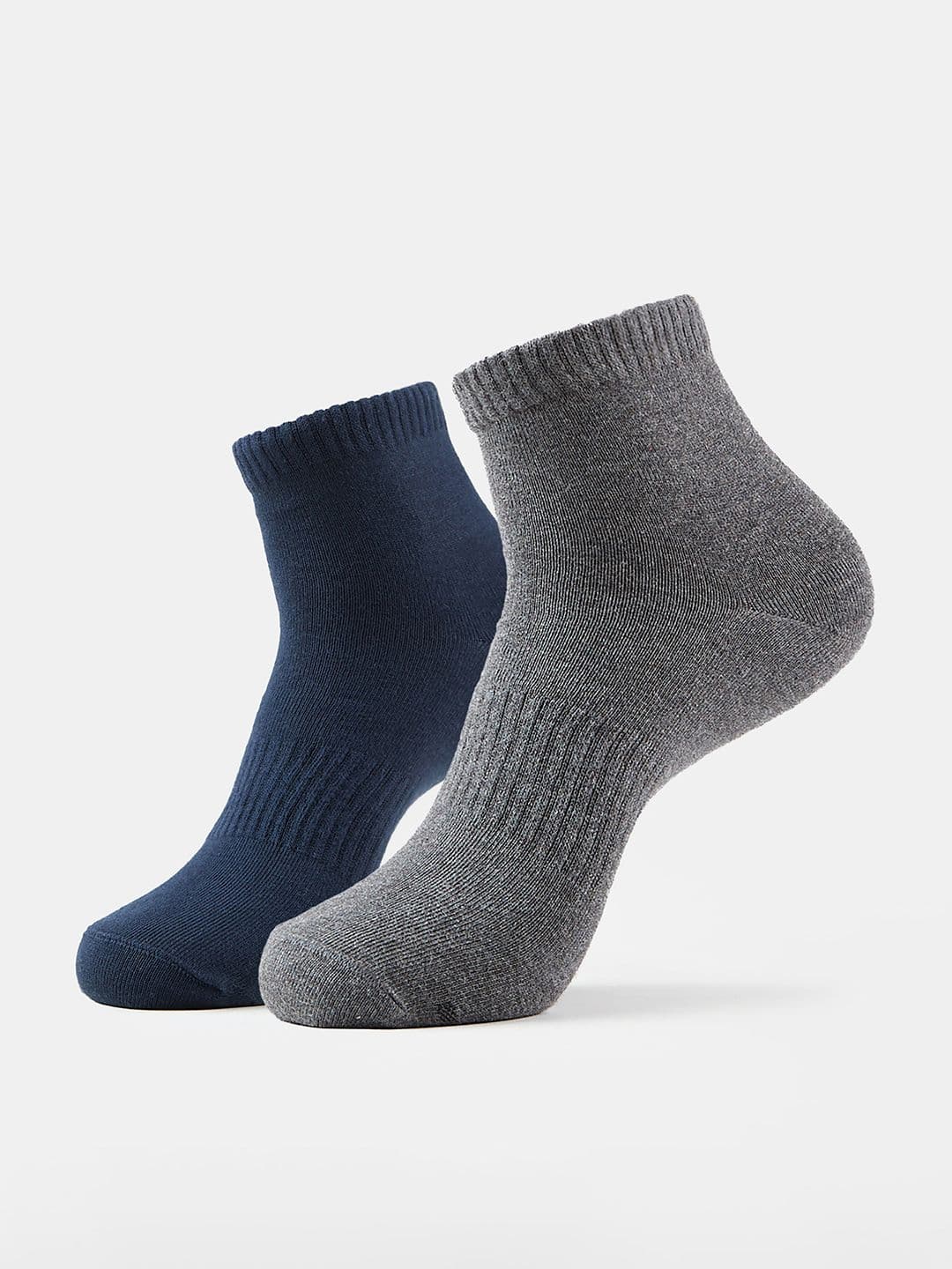 Jockey Pack Of 2 Compact Cotton Stretch Ankle Length Socks With StayFresh Treatment-7106 - view 1