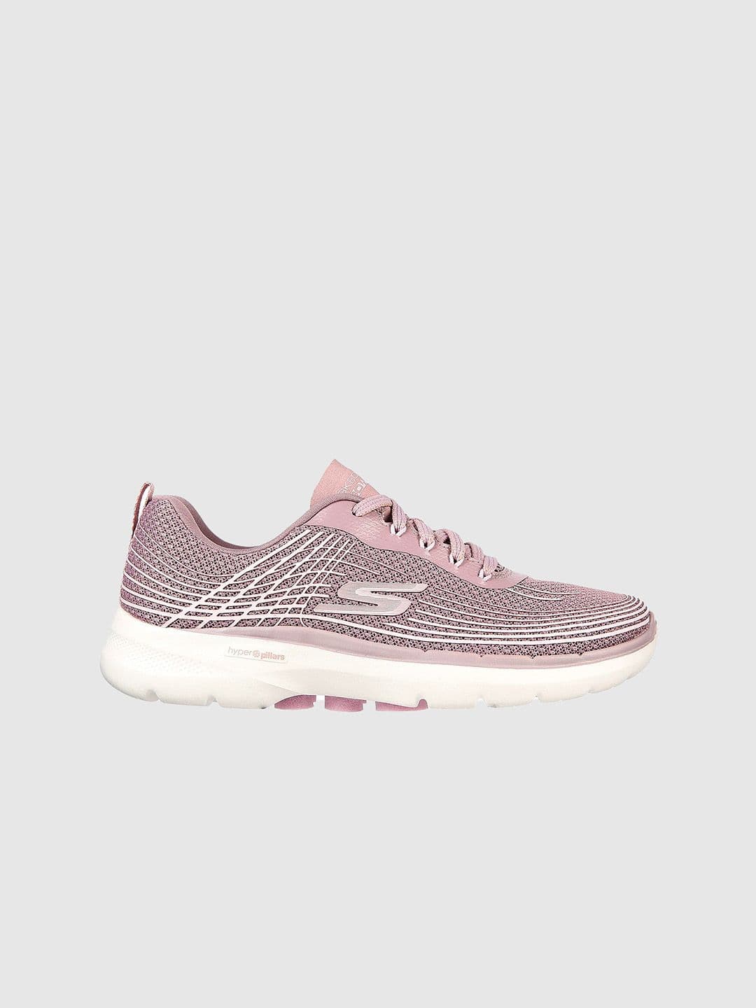 Skechers Women Purple Mesh Walking Non-Marking Shoes - view 1