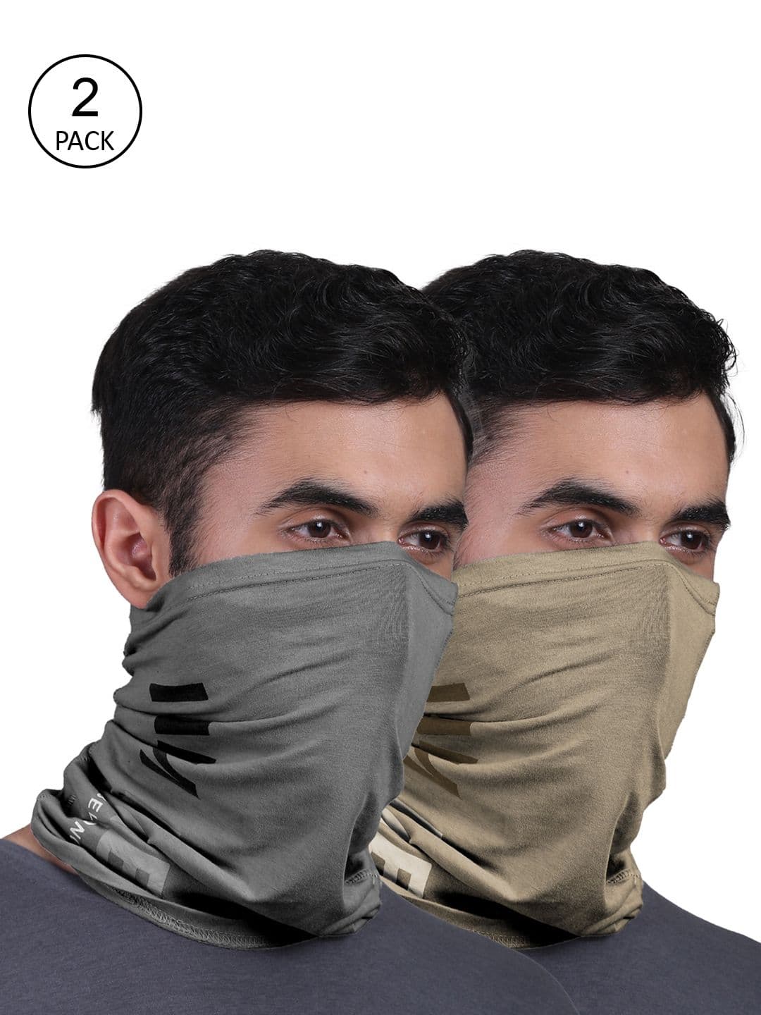 FREECULTR Pack Of 2 Solid Anti-Microbial Bandana - view 1