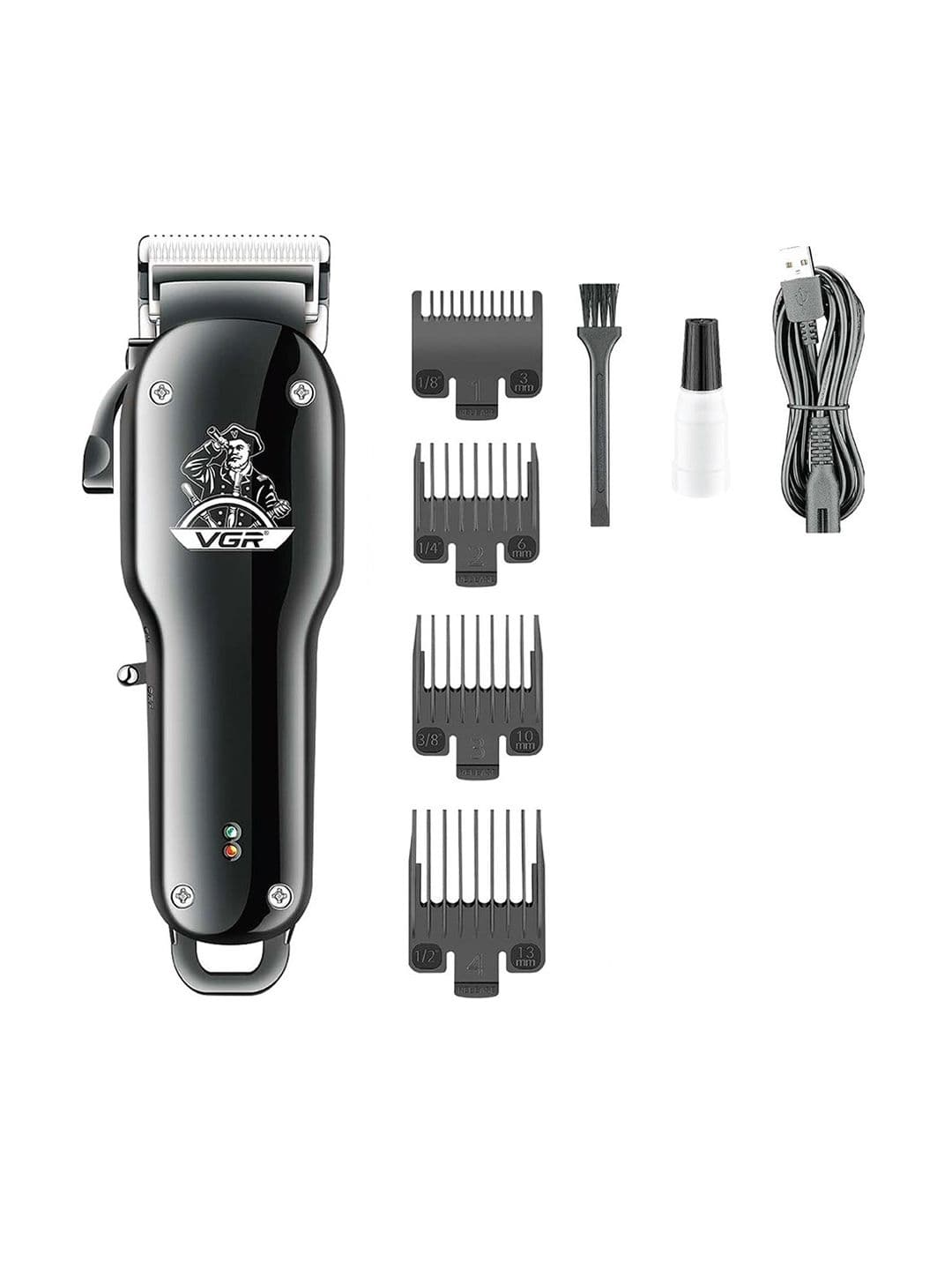 VGR V-679 Trimmer 180 min Runtime 4 Length Settings (Black) - view 1