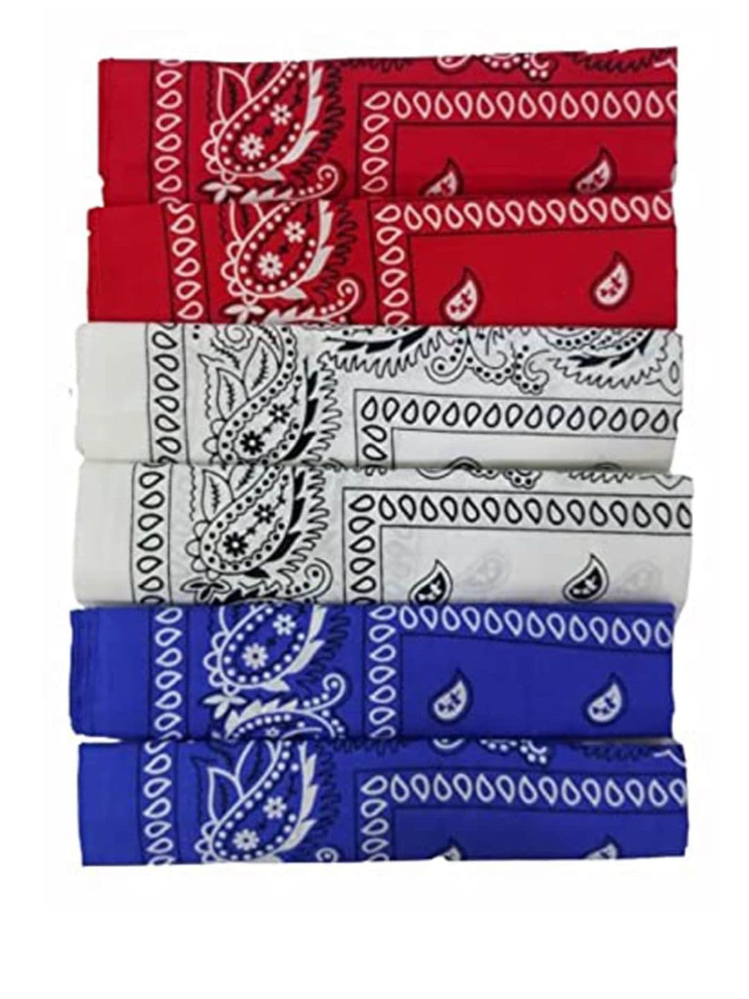 Aadikart Pack of 6 Printed Cotton Bandanas - view 1
