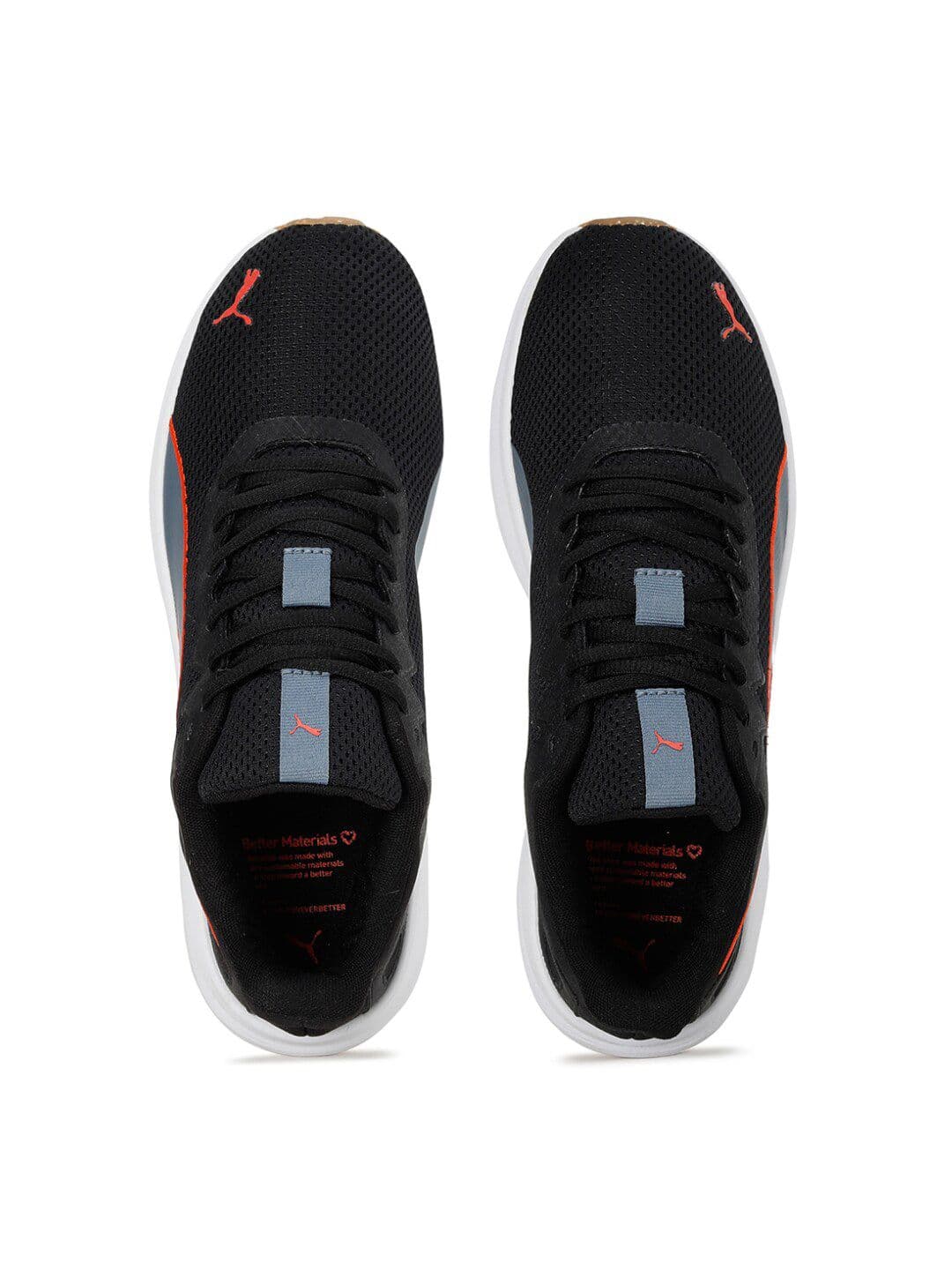Puma Unisex Black Transport Textile Running Shoes - view 1