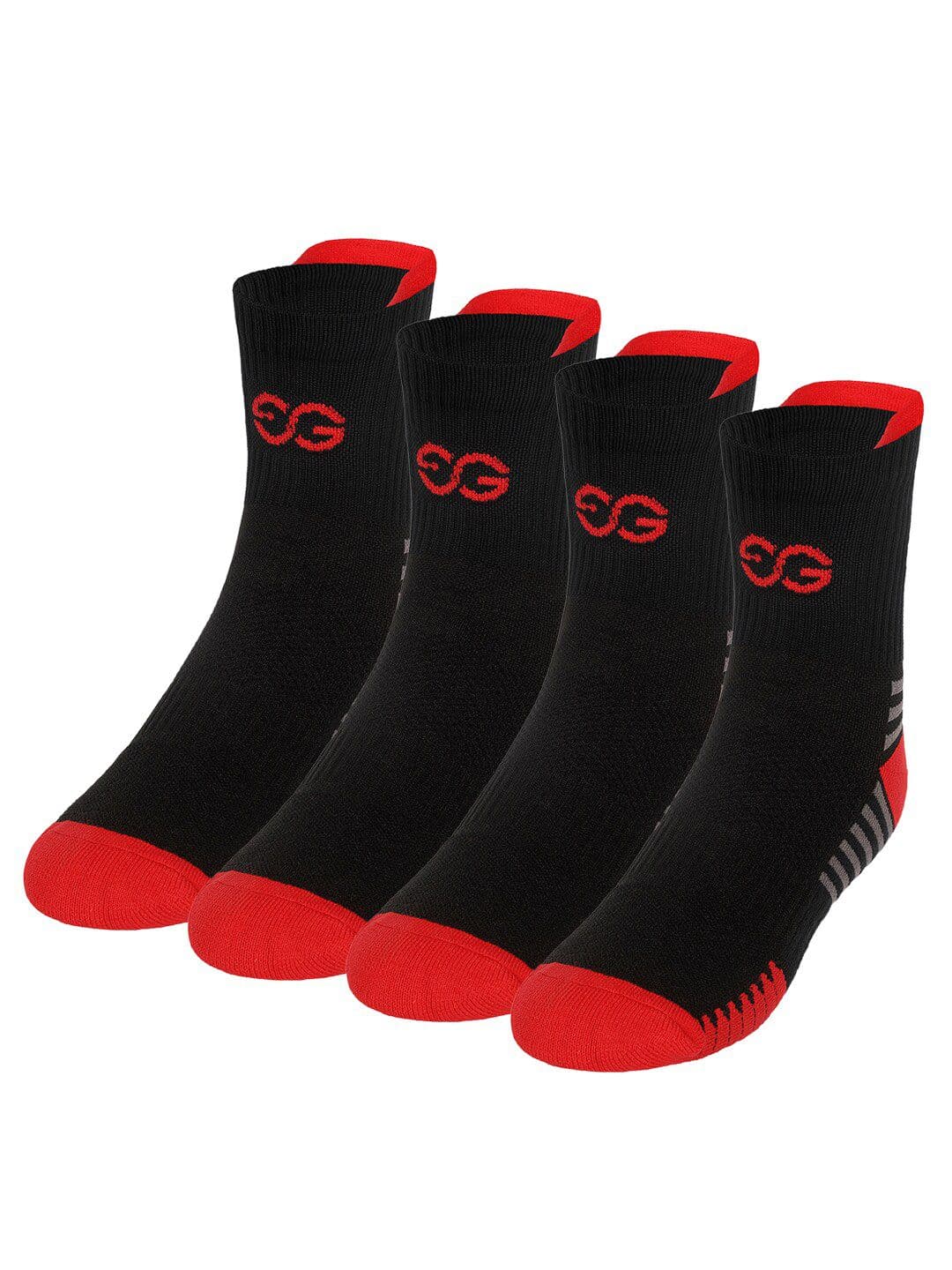 SuperGear Men Workout Pack of 2 Ankle Length Cotton Sports Socks - view 1