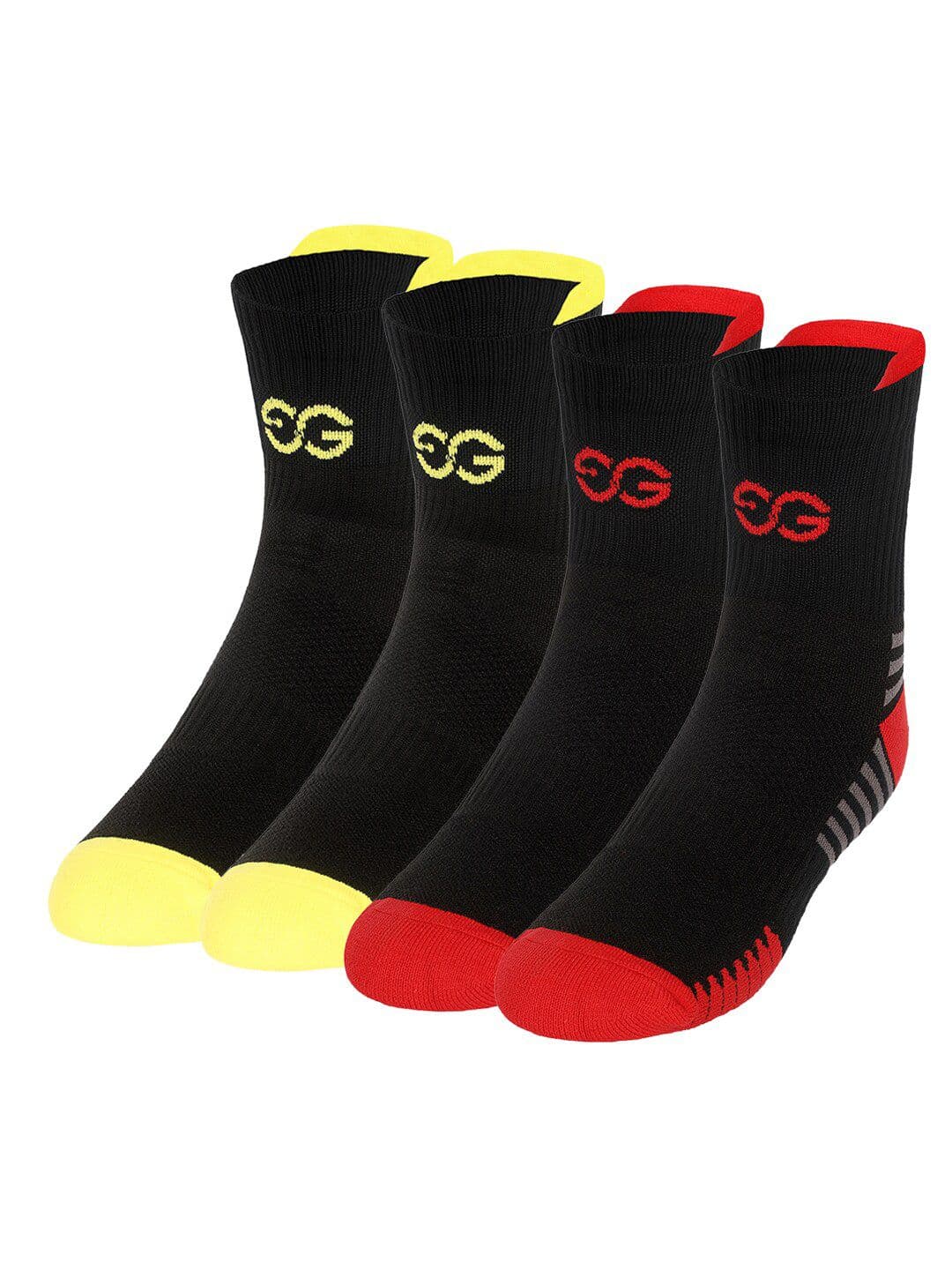 SuperGear Men Pack of 2 Ankle Length Cotton Workout Socks - view 1