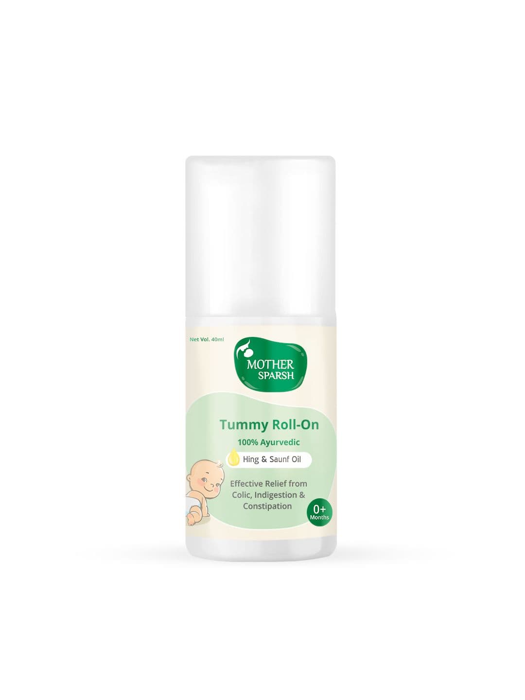 Mother Sparsh Kids Colic Relief Baby Tummy Roll-On for Indigestion & Constipation - 40ml - view 1