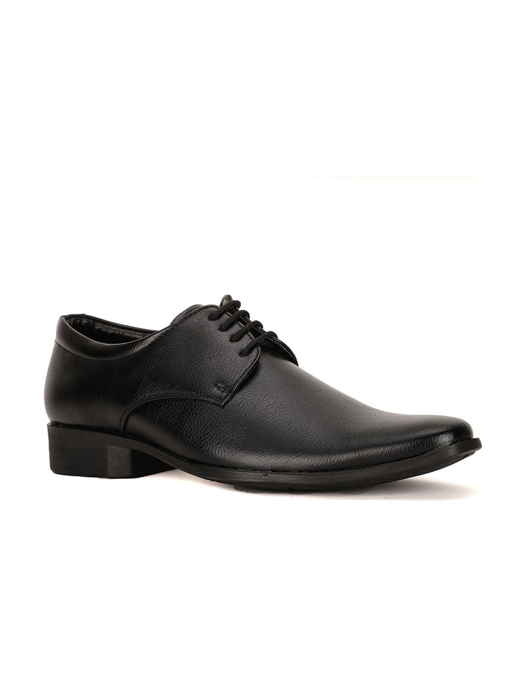 Bata Men Black Textured Formal Derbys - view 1