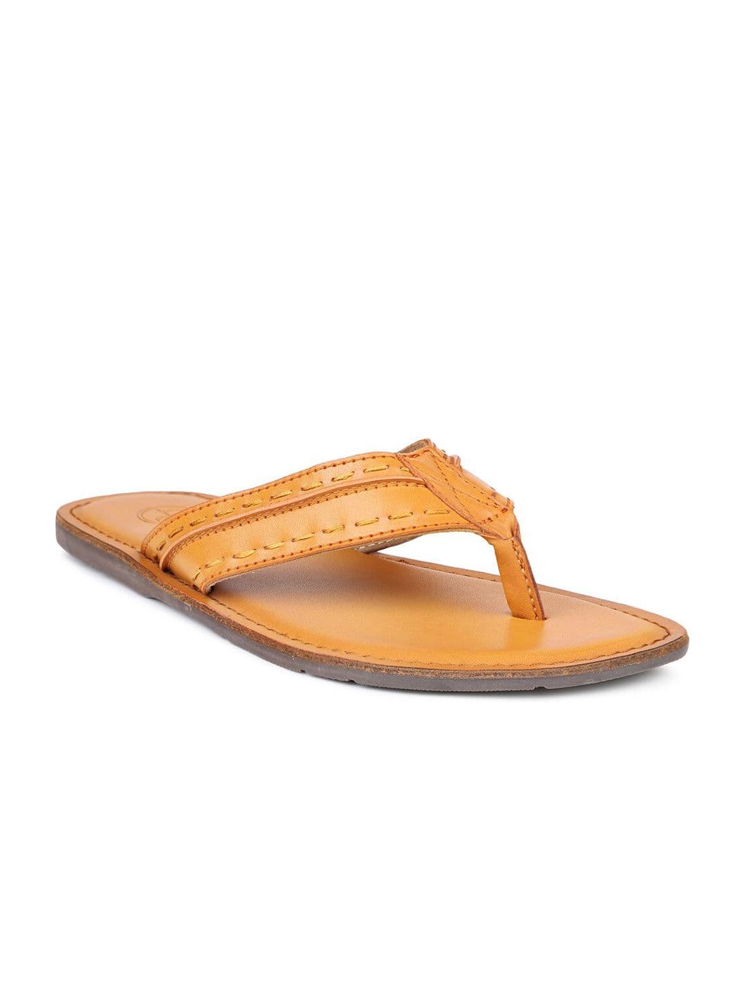 PRIVO by Inc.5 Men Tan Leather Comfort Sandals - view 1