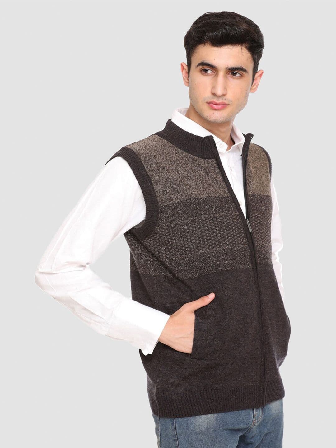 aarbee Men Brown Striped - view 1
