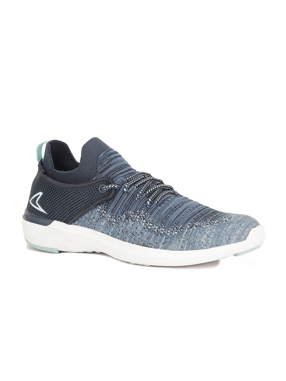 Power Men Black Textile Running Non-Marking Shoes - view 1