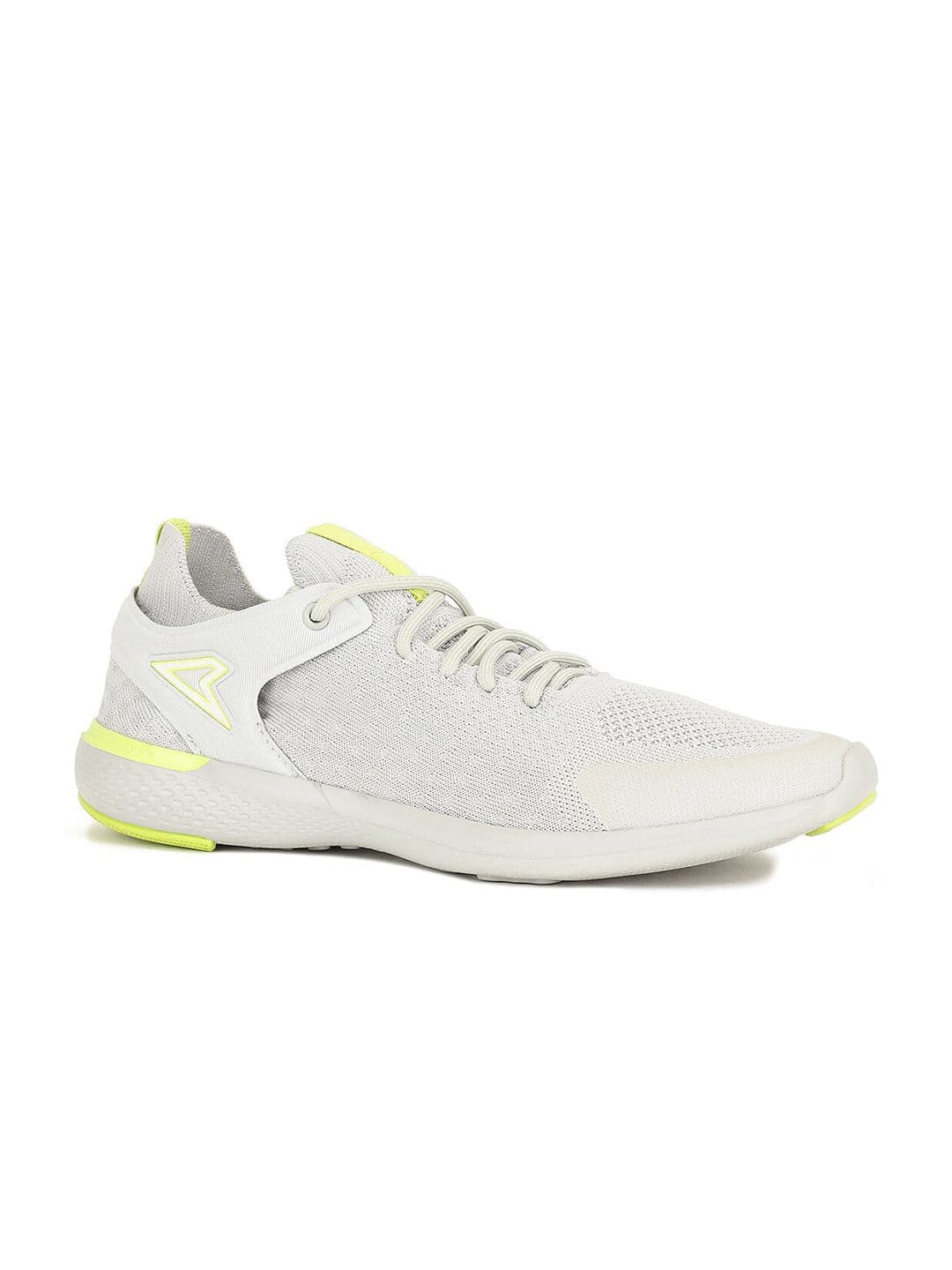 Power Men Grey Textile Running Non-Marking Shoes - view 1