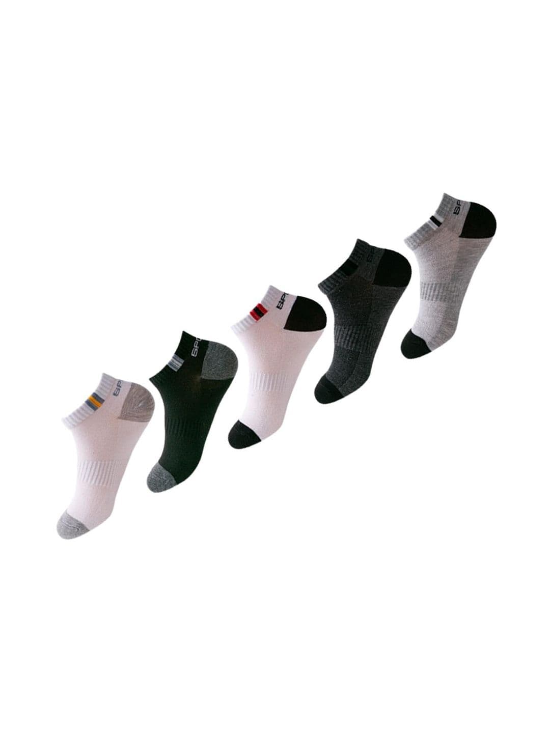 YOUSTYLO Pack of 5 Patterned Ankle Length Socks - view 1