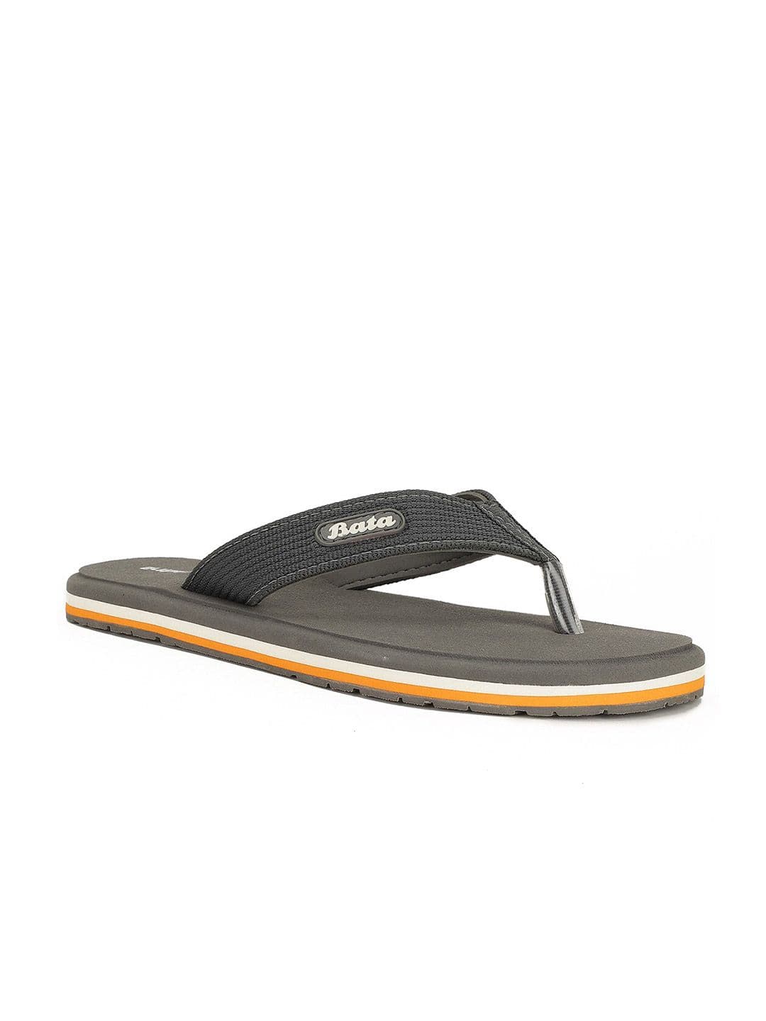 Bata Men Grey Thong Flip-Flop - view 1