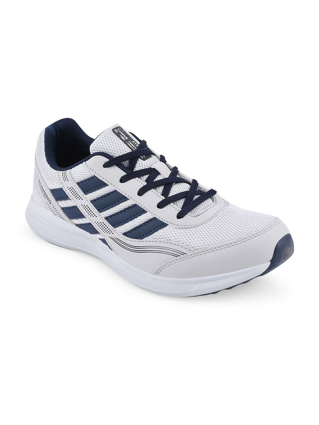 Campus Men ROUTINE Grey Mesh Running Non-Marking Shoes - view 1
