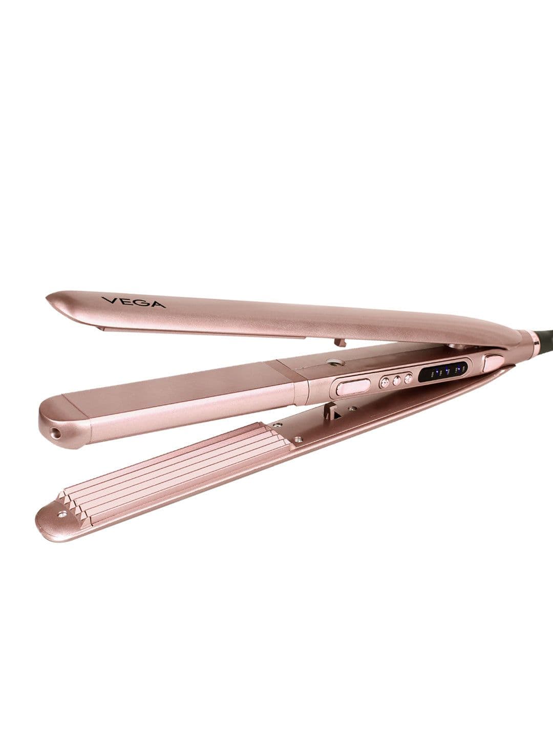 VEGA Glam Glitz 2 In 1 Hair Styler Straightener & Crimper VHSC-04 - Rose Gold - view 1