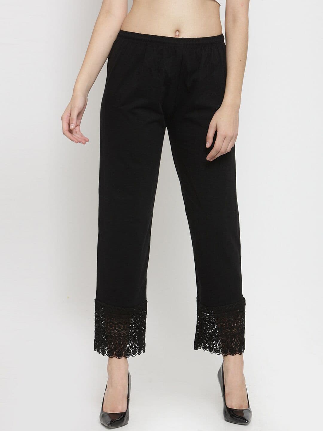 Clora Creation Women Black Ethnic Palazzos - view 1