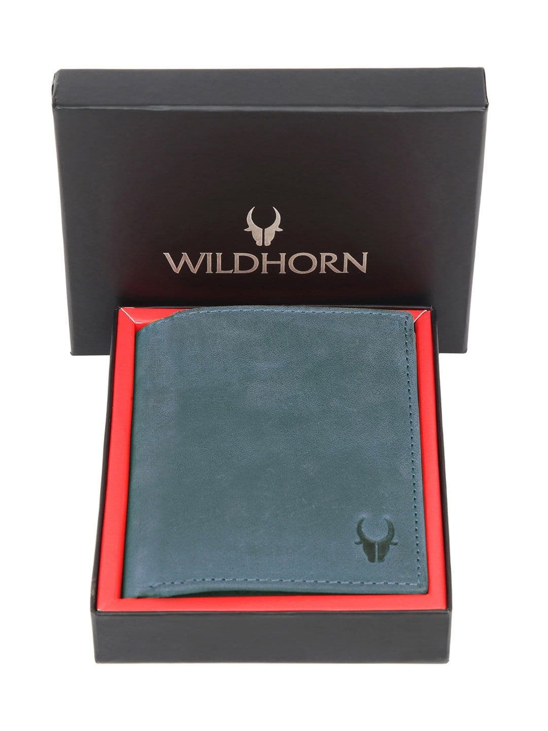 WildHorn Unisex Blue Leather Card Holder - view 1