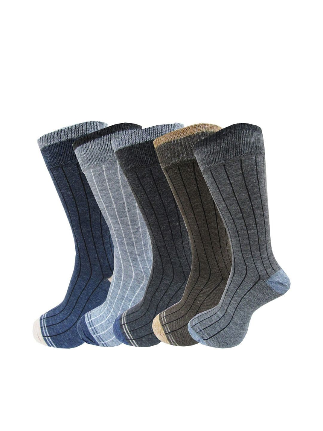 RC. ROYAL CLASS Men Pack Of 5 Patterned Calf Length Socks - view 1