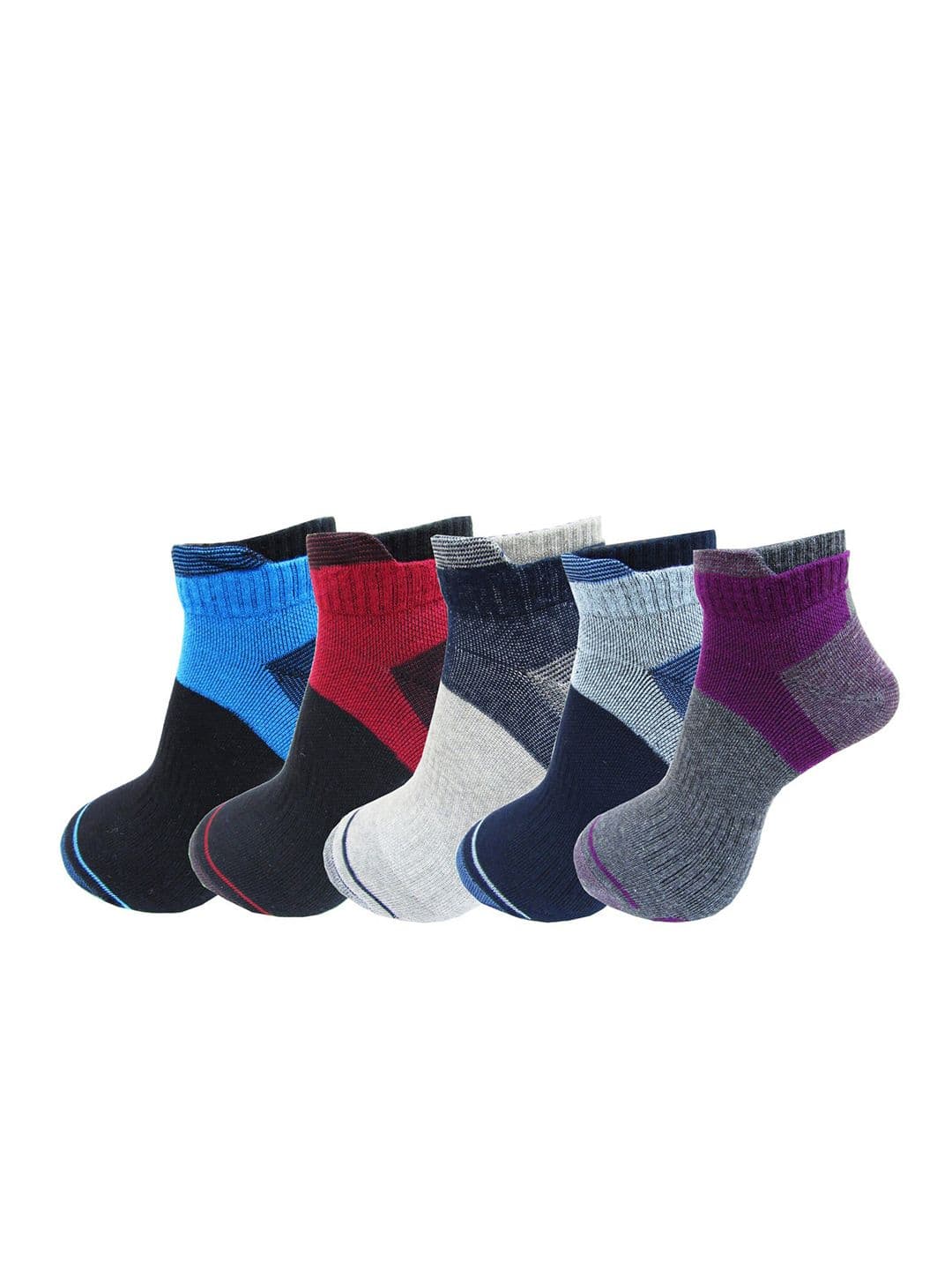 RC. ROYAL CLASS Men Pack Of 5 Patterned Ankle-Length Socks - view 1