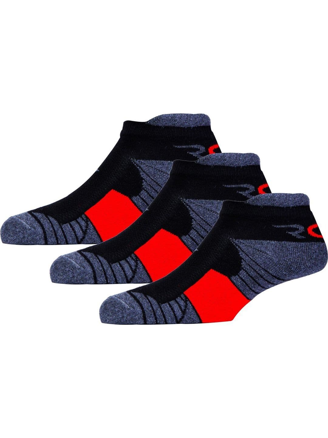RC. ROYAL CLASS Men Pack Of 3 Patterned Ankle Length Socks - view 1