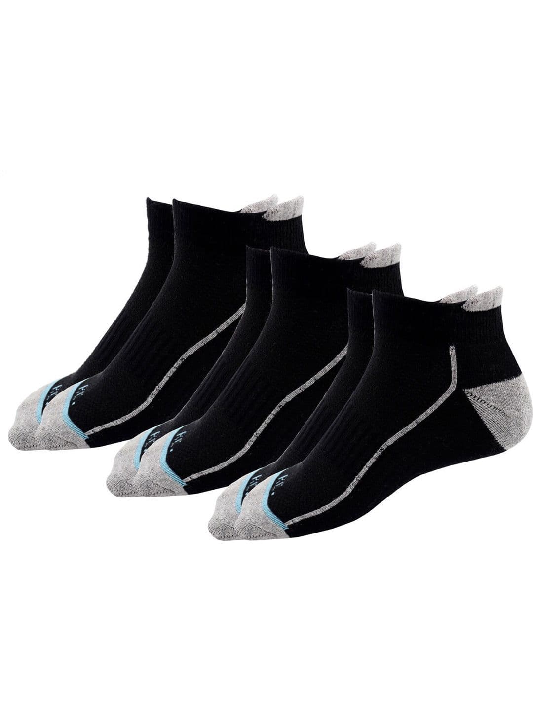 RC. ROYAL CLASS Men Pack Of 3 Patterned Ankle Length Sports Socks - view 1