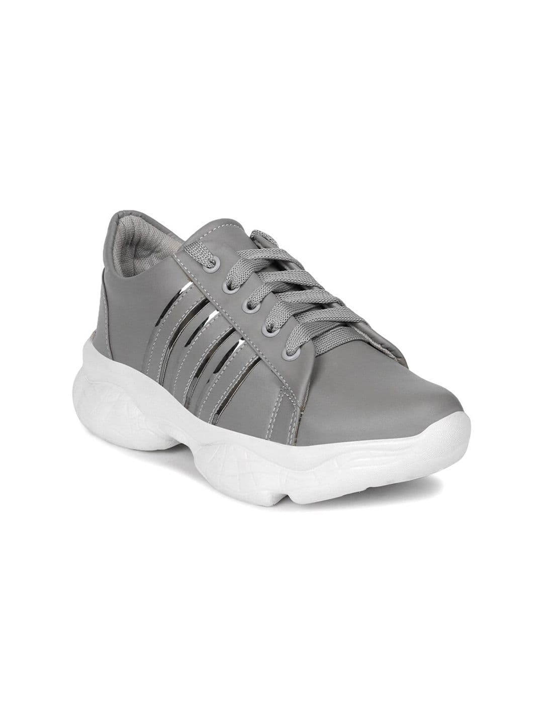 Longwalk Women Grey Running Non-Marking Shoes - view 1