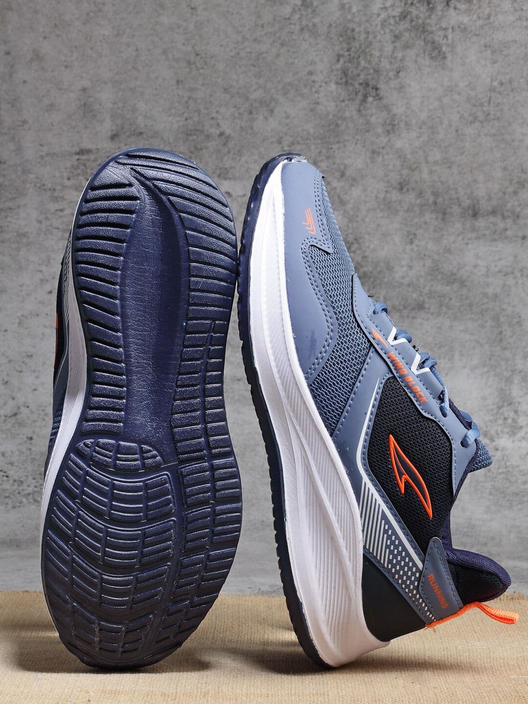 ASIAN Men Blue Mesh Running Non-Marking Shoes - view 1