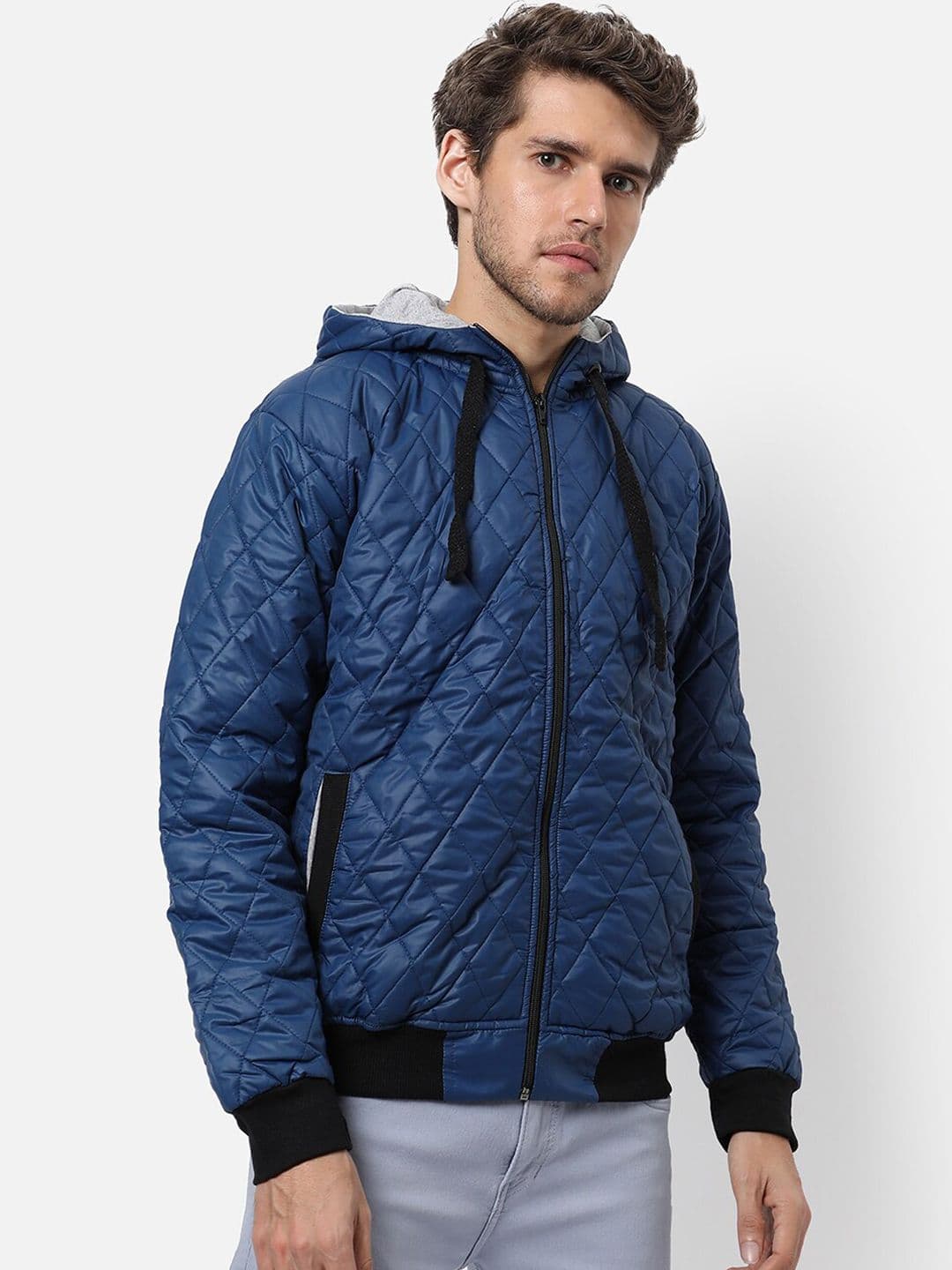 CAHOOT Men Blue Puffer Jacket - view 1