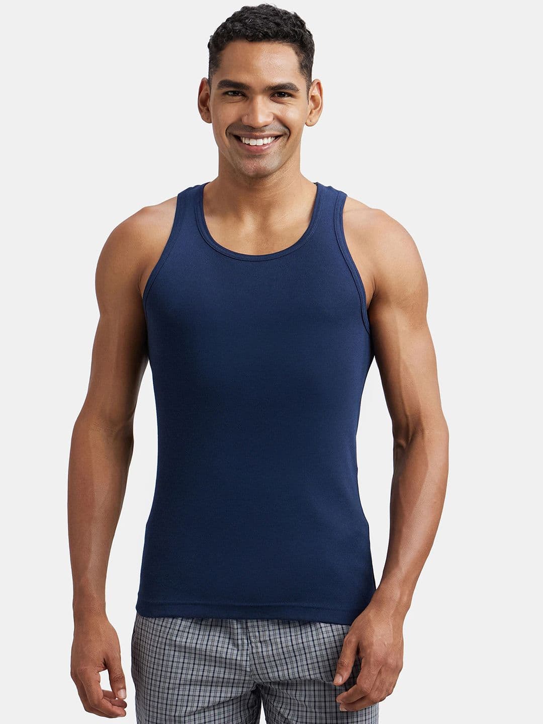 Jockey Combed Cotton Rib Round Neck Sleeveless Vest-FP04