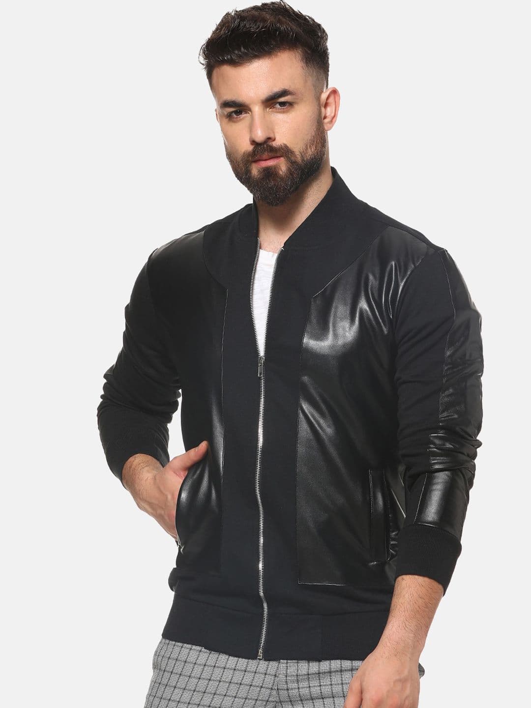 CAHOOT Men Black Windcheater Bomber Jacket - view 1