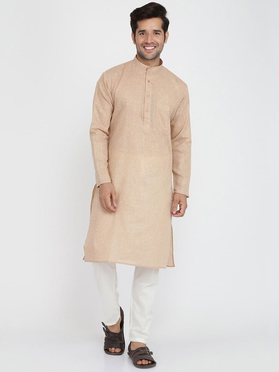 ROYAL KURTA Men Solid Kurta - view 1