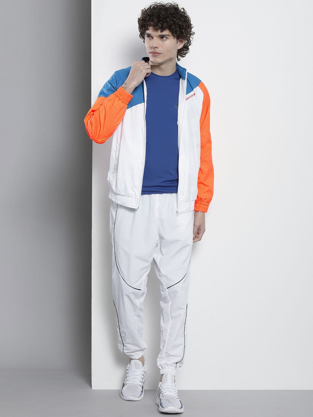 The Indian Garage Co Men Colourblocked Bomber Jacket - view 1