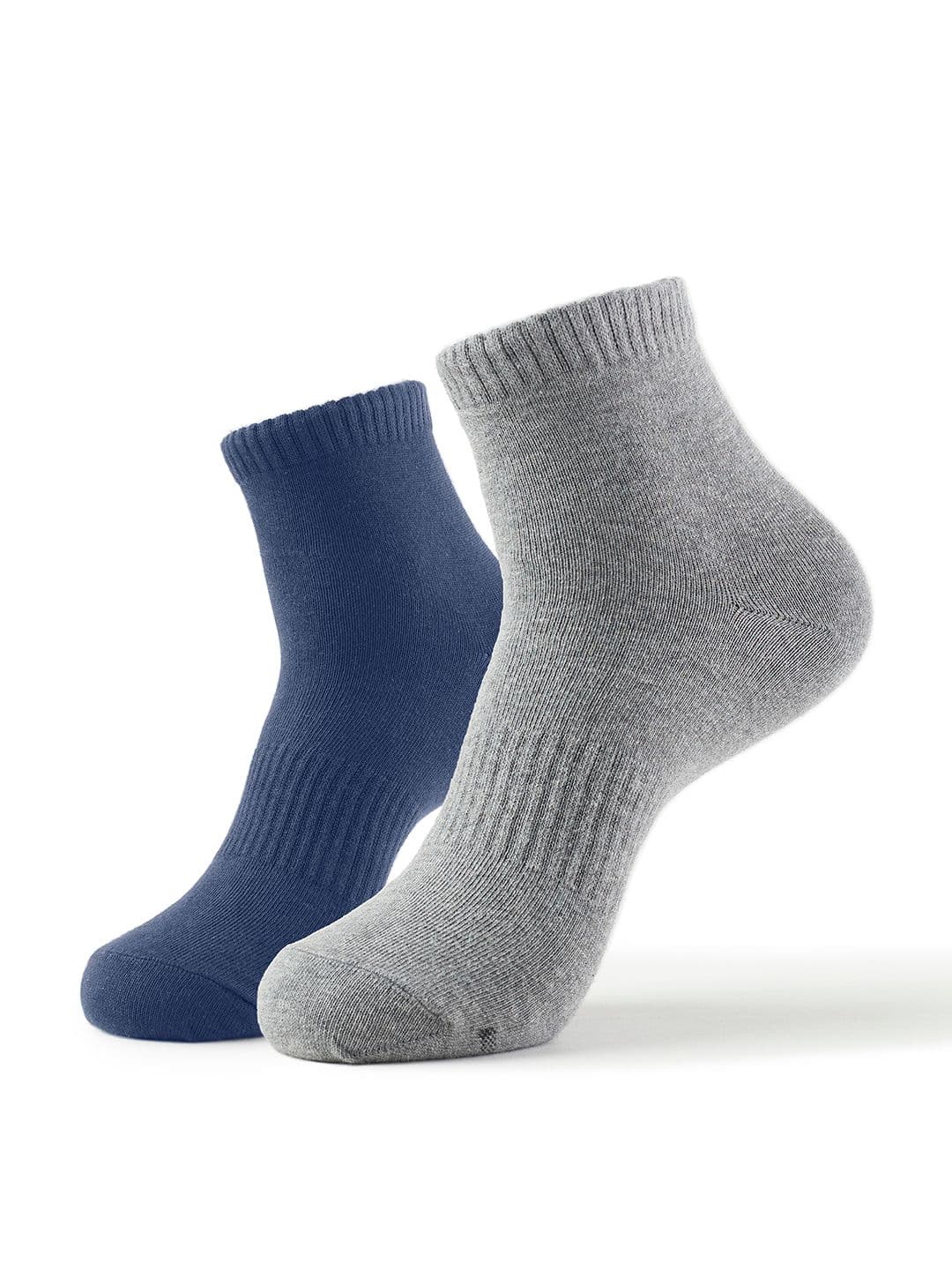 Jockey Pack Of 2 Compact Cotton Stretch Ankle Length Socks With StayFresh Treatment-7106 - view 1