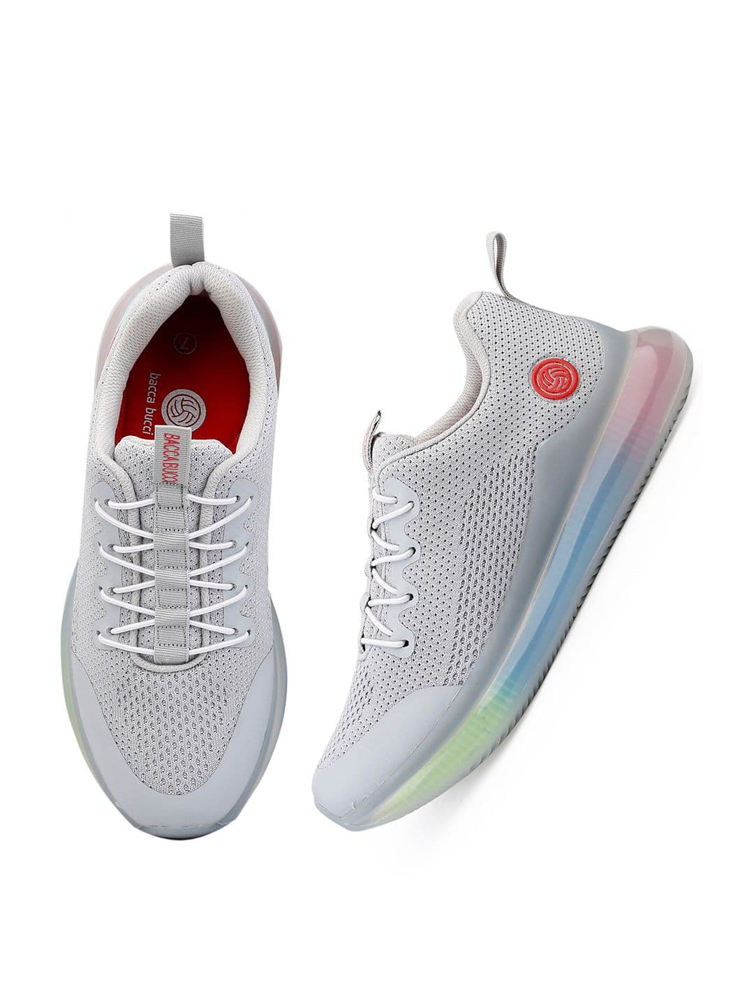 bacca bucci Bob Lifestyle Off White Mesh Running Shoes - view 1