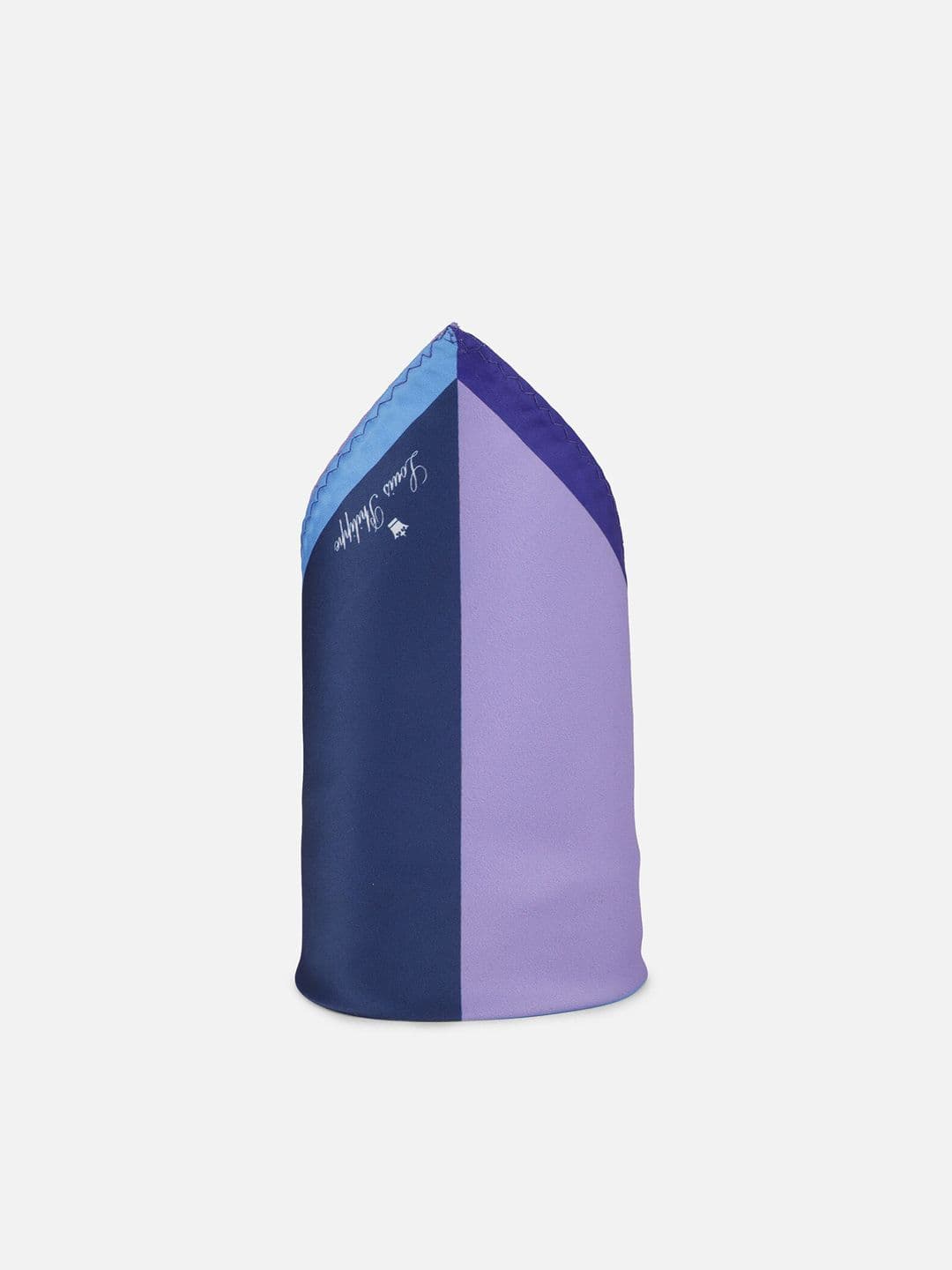 Louis Philippe Men Blue Colourblocked Pocket Square