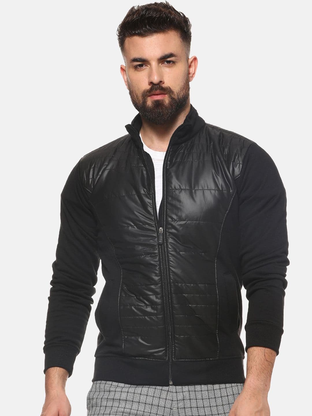 CAHOOT Men Black Solid Bomber Jacket - view 1
