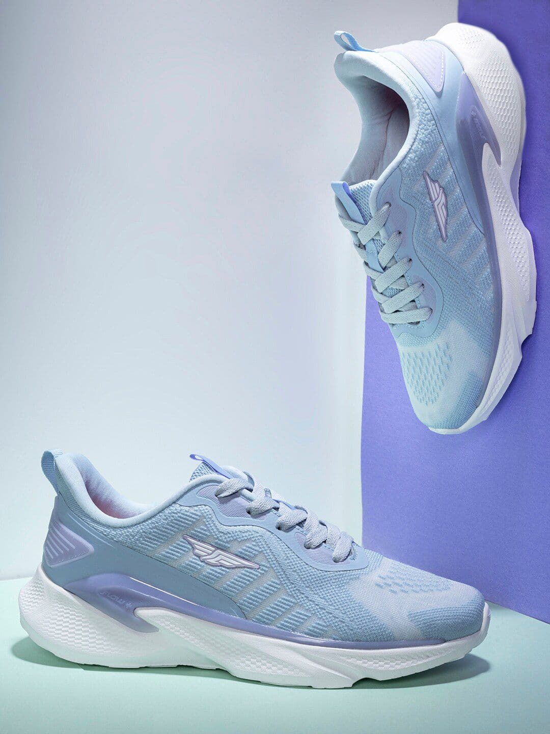 Red Tape Women Blue Mesh Walking Shoes - view 1