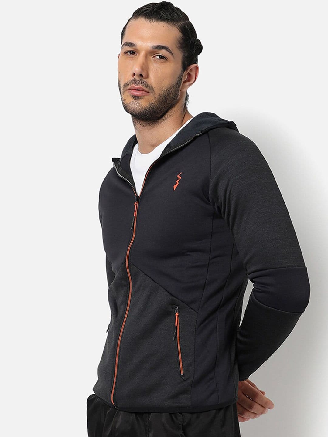 CAHOOT Men Black Windcheater Longline Outdoor Bomber Jacket - view 1