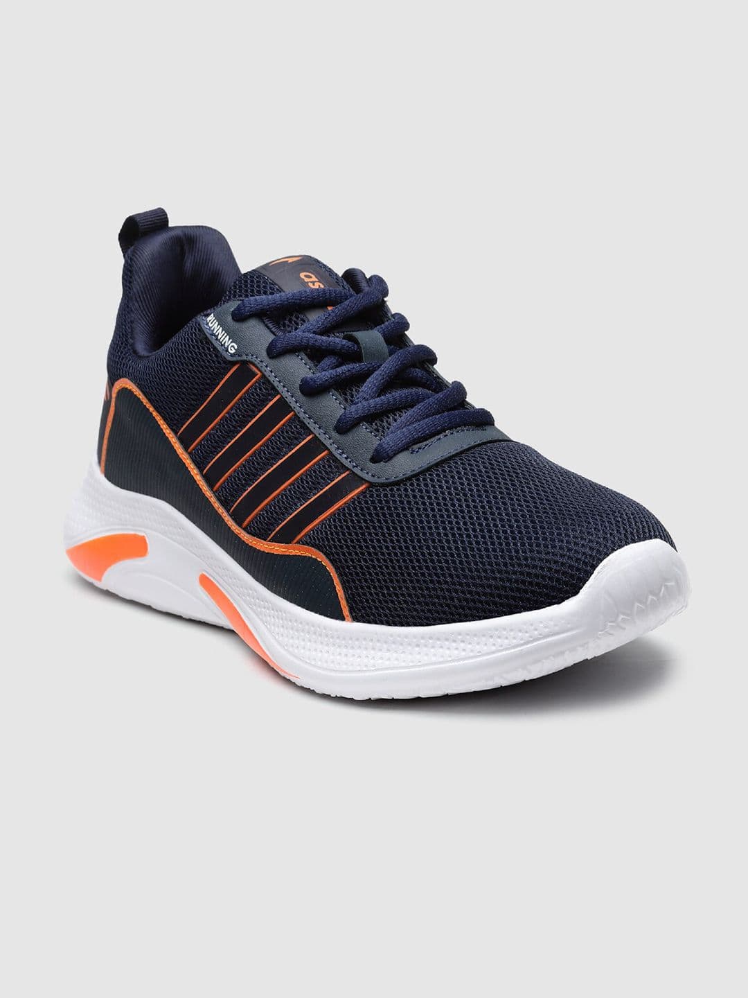ASIAN Men Navy Blue Mesh Running Sports Shoes - view 1