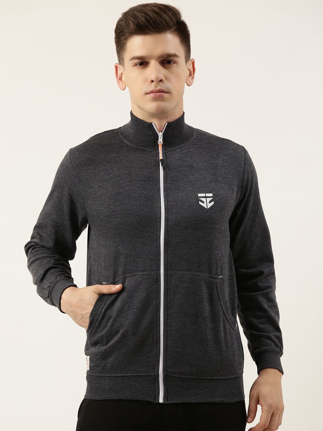 Sports52 wear Men Grey Lightweight Training or Gym Sporty Jacket - view 1
