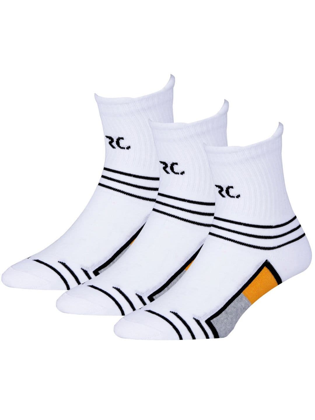 RC. ROYAL CLASS Men Pack Of 3 Striped Calf Length Socks - view 1