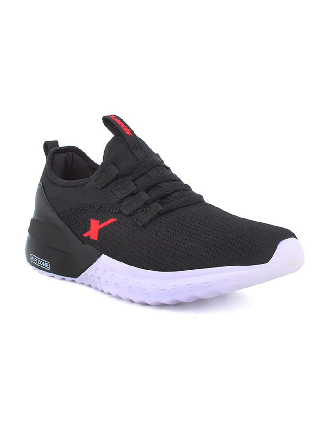 Sparx Men Black Textile Running Shoes - view 1