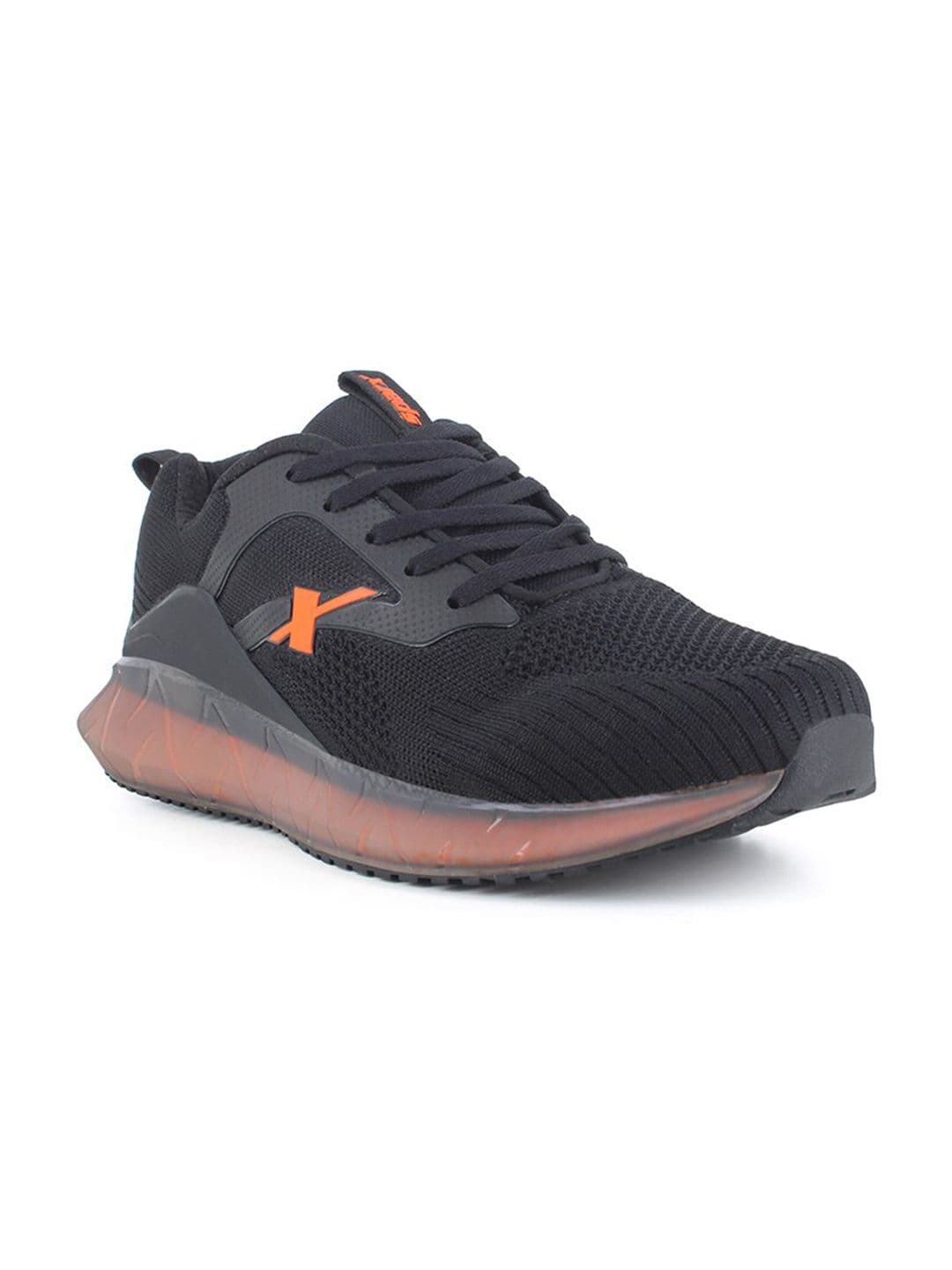 Sparx Men Black Textile Running Shoes - view 1