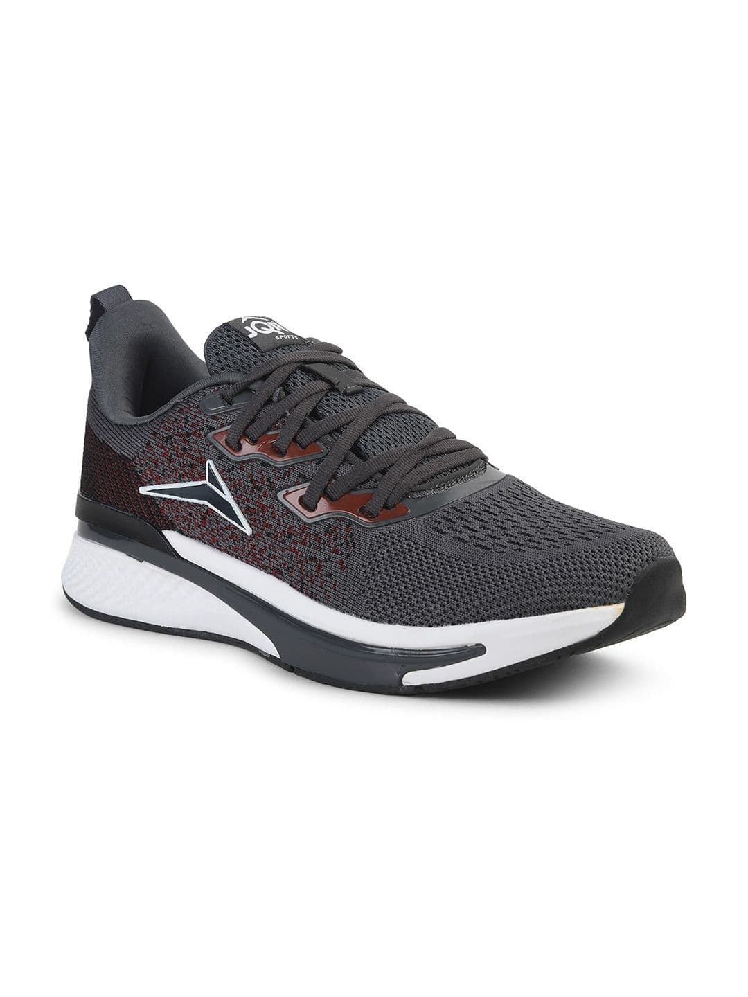 JQR Men PLAN Grey Mesh Running Shoes - view 1