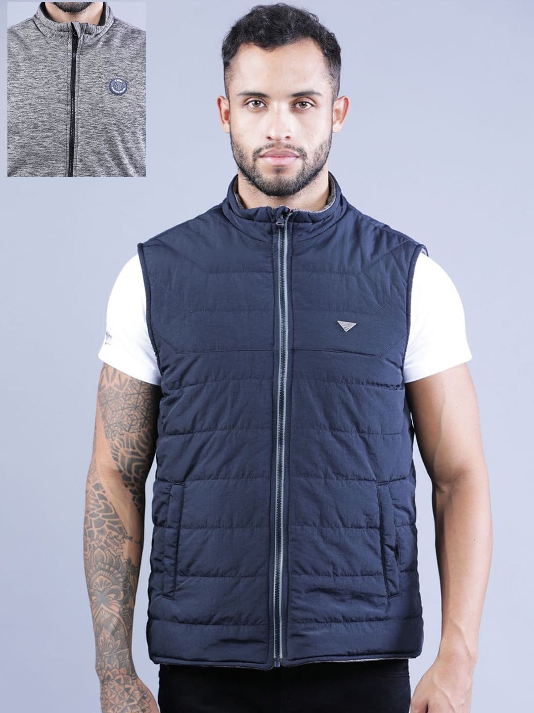t-base Men Reversible Padded Jacket - view 1