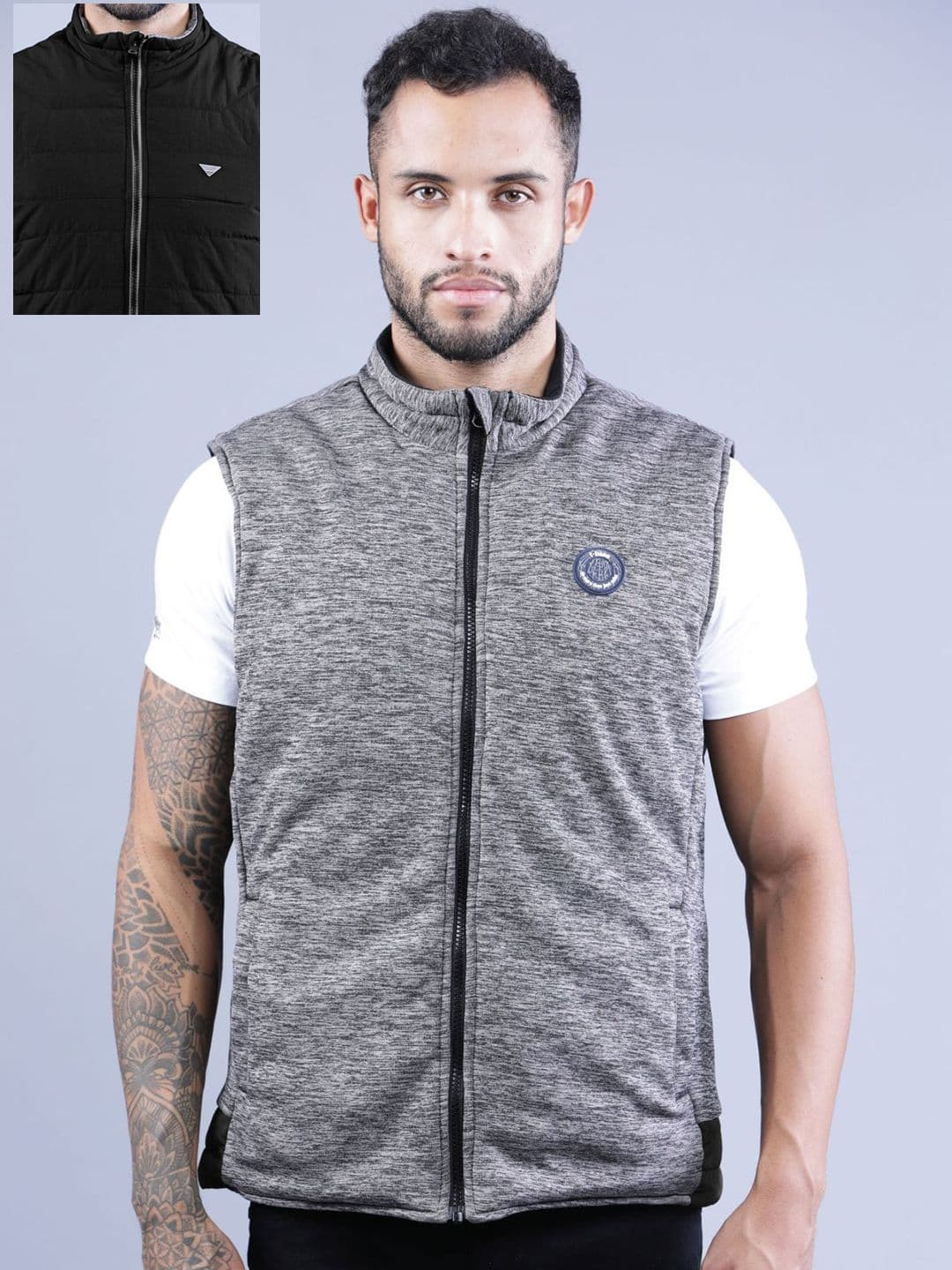 t-base Men Reversible Padded Jacket - view 1