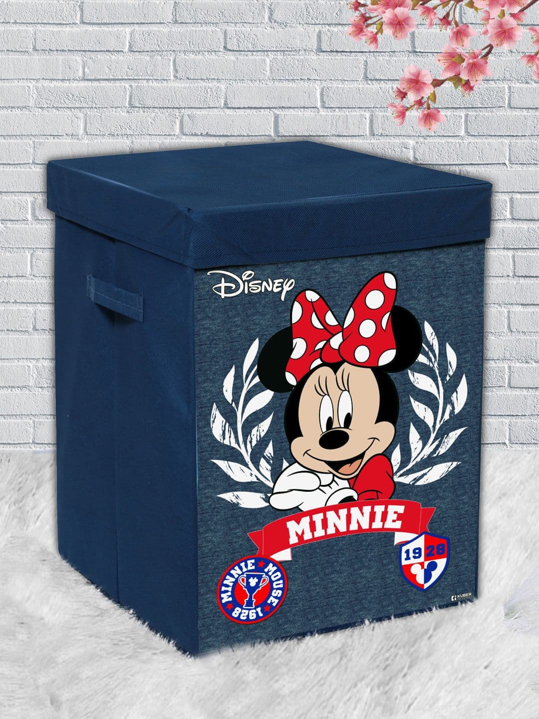 Kuber Industries Navy Blue & Red Minnie Mouse Printed Storage Box Organisers - view 1