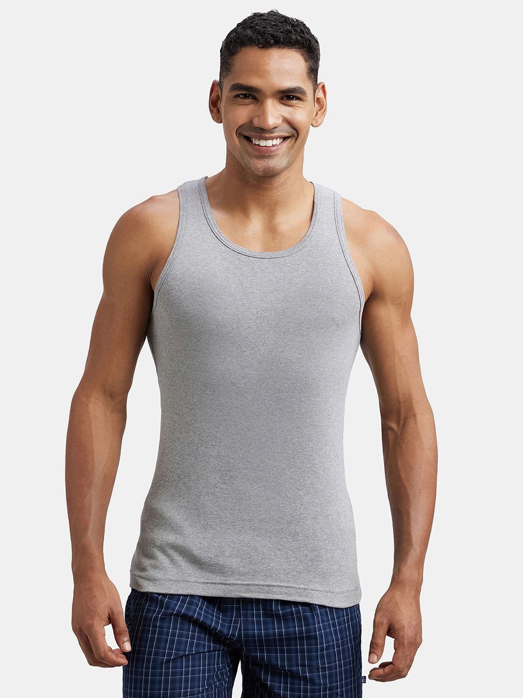 Jockey Combed Cotton Rib Round Neck Sleeveless Vest-FP04