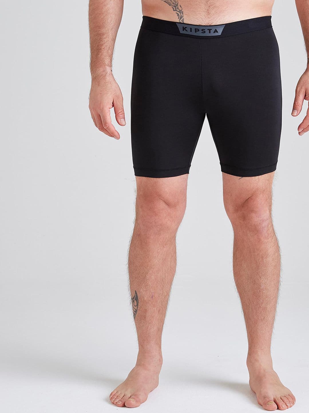 Decathlon Kipsta - Adults Black Football Compression Base Layer Tight Short - view 1