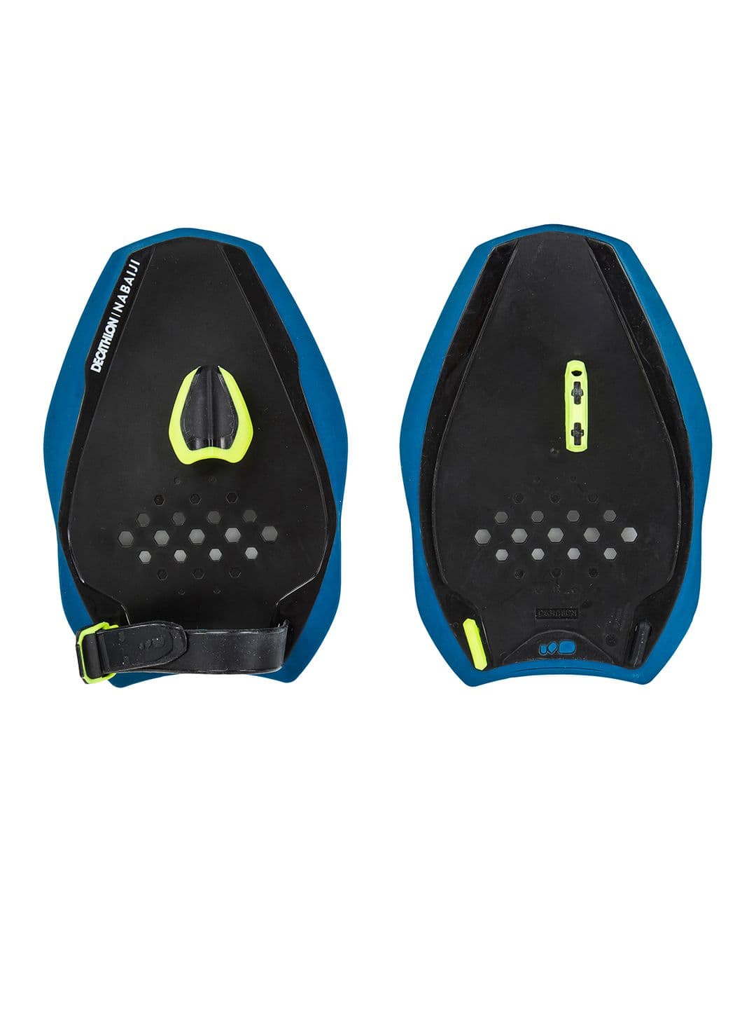 Decathlon Unisex Black and Blue Propulsion Swimming Hand Paddles - view 1